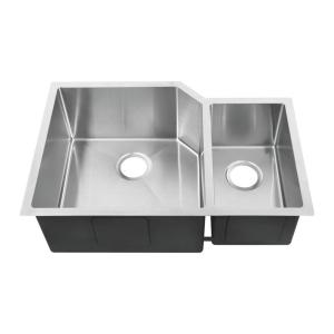China Household Double Bowl Undermount Stainless Steel Kitchen Sink No Faucet / Undermount Kitchen Sink wholesale
