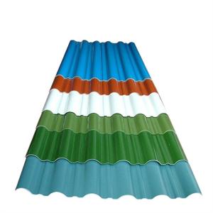 China Hot Dipped Zinc Coated Corrugated Metal Roofing Sheets 800mm - 1600mm wholesale