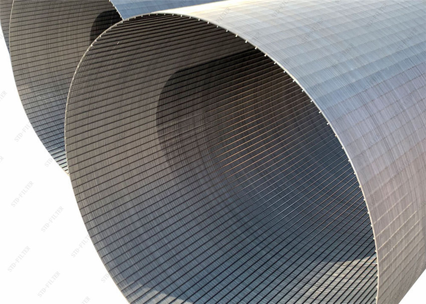 ID 150mm 2mm Slot Sintered Wire Mesh Filter For Well Drilling