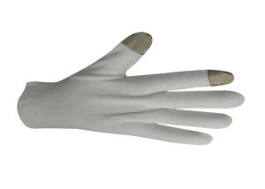 China Large Size Touch Sensitive Gloves 21s Cotton Yarn Warm Fleece Construction wholesale