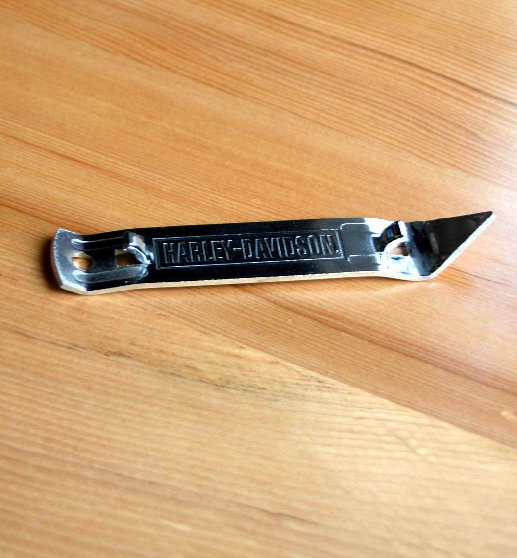 Embossed Brands Logo Vintage Stainless Steel Bottle Opener