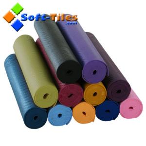 China Custom Printed 183x61x6mm Yoga Foam Mat Pilates Fitness Mat wholesale