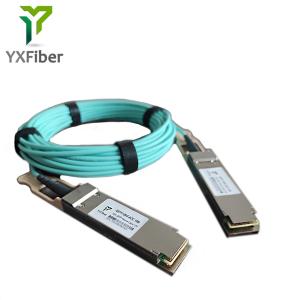 China 100G QSFP28 100GBASE-SR4 10 Meter AOC Active Optical Cable wholesale