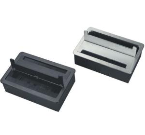 China Multifunctional Aluminum Alloy Desktop Clamshell Box / Double Open Brush Box wholesale