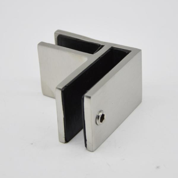 Stainless steel Glass connector 90 degree RS2311 plus, 65X40mm, thickness 5mm,