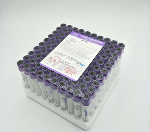 Medical Use Vacuum EDTAK3 Tube PET Glass For Hematology Tests 100 Pcs/Tray