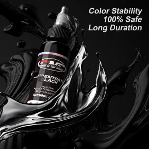 China Dark Tattoo Pigment Ink Concentrated Black Cosmetic Tattoo Ink wholesale