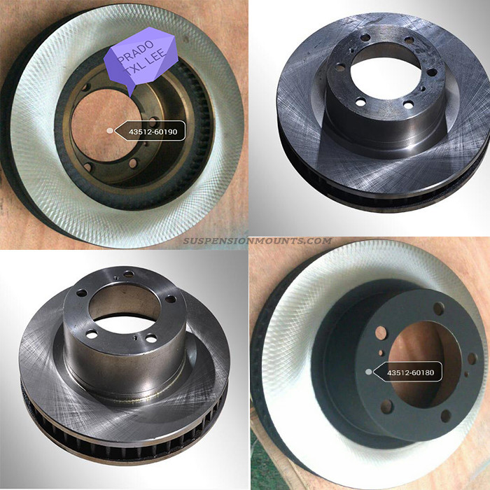 Lexus LX450D 460 570 Front Axle Hub 43512-60180 Disc Rotorland Cruiser Prado