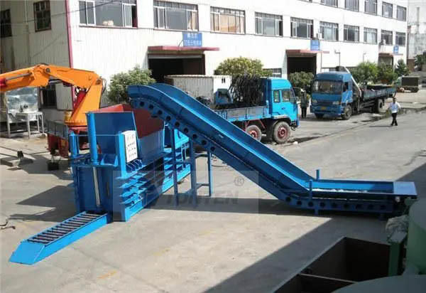 Rubber Horizontal Hydraulic Baler Machine Automatic Baling Machine