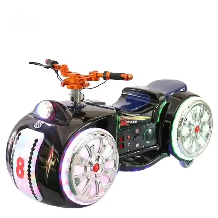 Electric Theme Amusement Park Cars Reverse Motorcycle Ride Game Machine