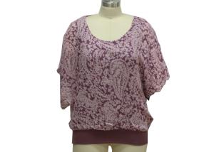 China Fashionable Casual Ladies Wear Women'S Tee Shirts Short Lotus Leaf Clothing wholesale