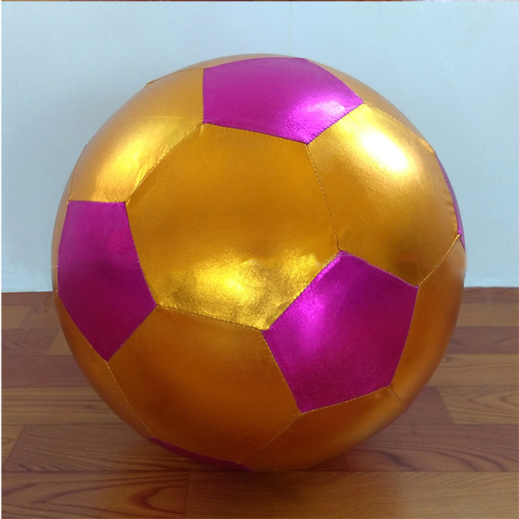 Plastic Net and Inflatable Toy Giant Fabric Cloth Soccer Ball for Kids 50 cm Diameter