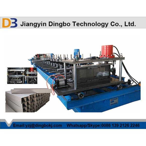 High Efficiency Multi Punching Cable Tray Manufacturing Machine 45 Degree Cutting