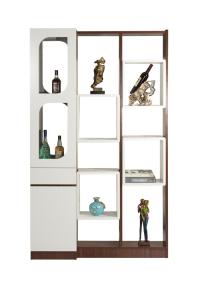 China MDF Hall Partition Cupboard With Open Shelves wholesale