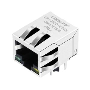 China LPJG0801EBNL 10/100/1000 Base-T Ethernet RJ45 Magnetic Jack wholesale