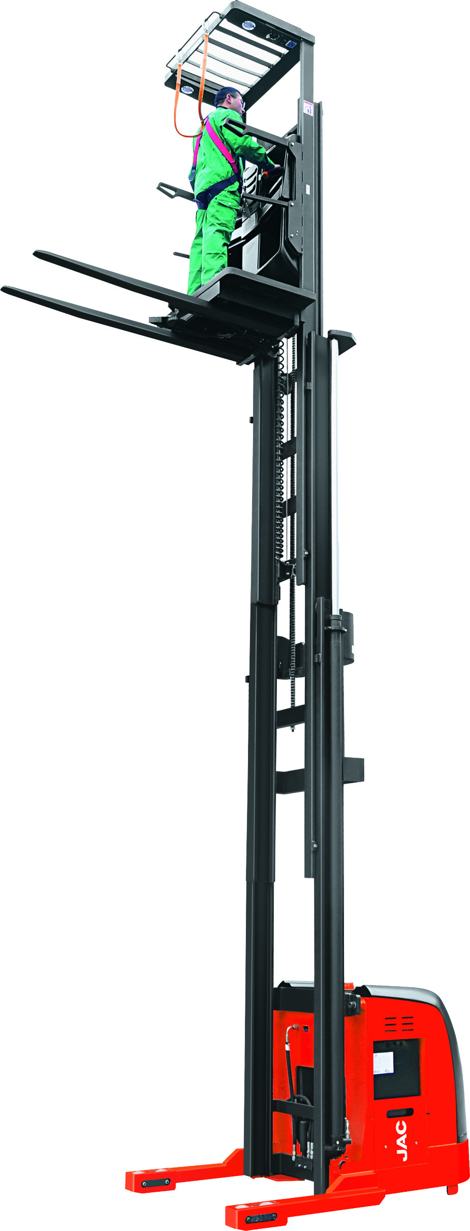 7m Electric Warehouse Picker Truck Order Selector 1500kg