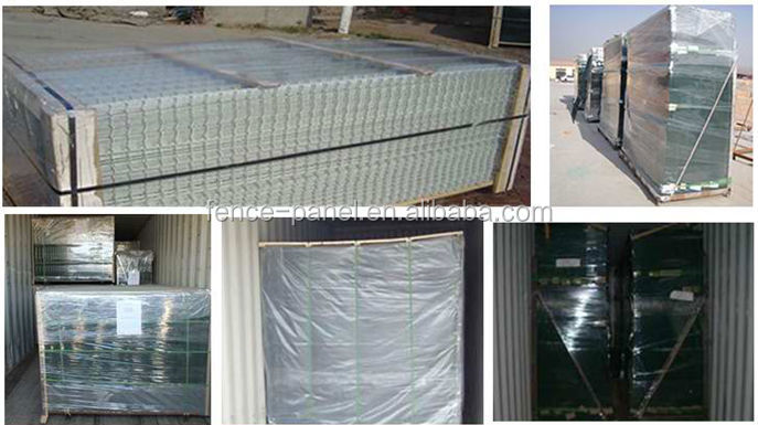 1830mm x 2500mm V curved Mesh Fence Panels Mesh Opening : 55mm x 200mm