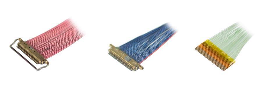 10 Pin 20 Pin 40 Pin LVDS Wire Harness 0.5mm Pitch 28 Awg 36 Awg 40 Awg Industry Control
