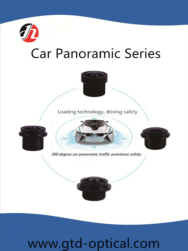 Waterproof Vehicle Camera Lenses M12x0.5 Wide Angle Undistorted