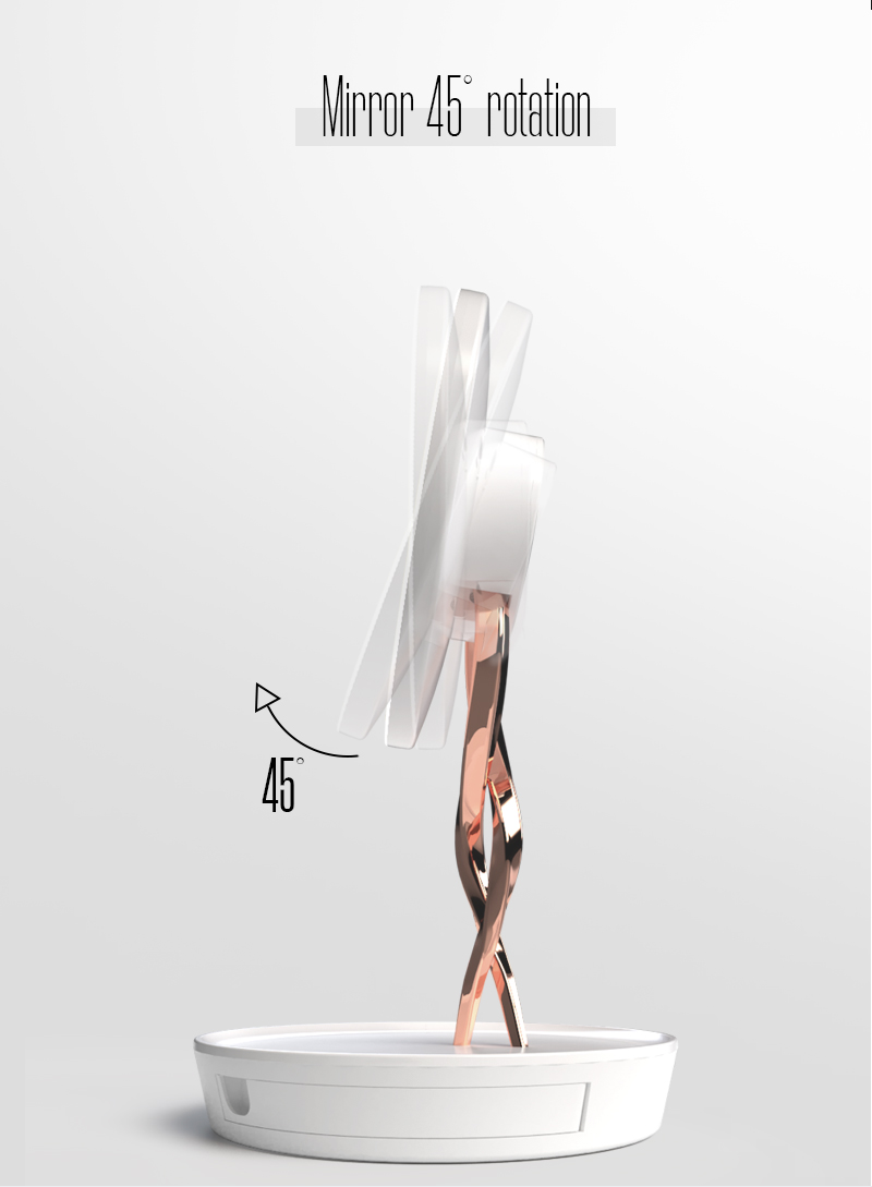 Led Ballet Mirror with two Leds light system GK-SK1811