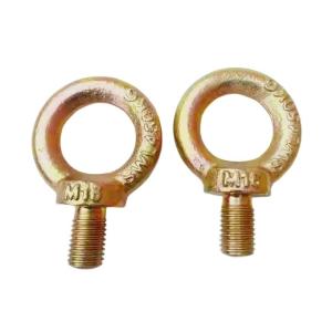 China Yellow Zinc Plated Steel JIS 1168 Lifting Eye Bolt for Durable and Sturdy Lifting wholesale