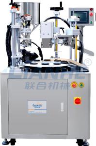 China 40L Tube Filling Sealing Machine , Ultrasonic Ointment Tube Filler wholesale
