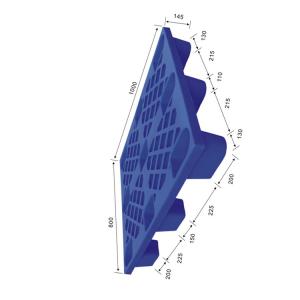 China 1000X800 Warehouse Plastic Pallet HDPE Polyethylene 400Kg Dynamic wholesale