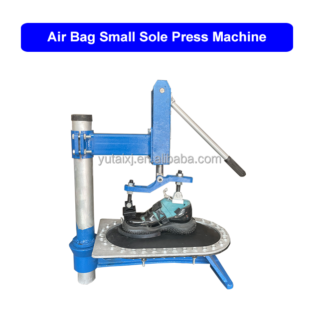 Small Manual Air Press Sole Attaching Machine High Efficiency Easy Operation