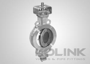 China Double Offset Wafer Butterfly Valve, Triple Eccentric Butterfly Valve Metal Seated wholesale