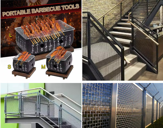 High Spring Wire Plate Hooked Crimped Vibrating Screen Wire Mesh Galvanized Crimped Metal Mesh