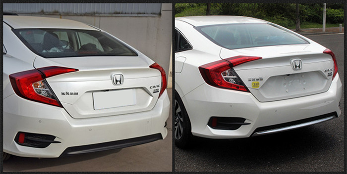 HONDA New CIVIC 2016 Front And Rear Bumper Lower Garnish Moulding