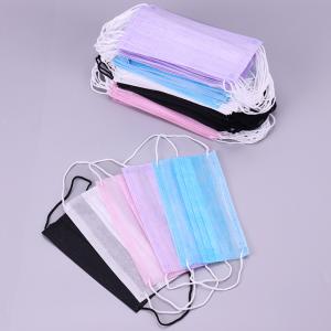 China Lint Free Disposable Face Mask , Disposable Blue Mask High Level Protection wholesale