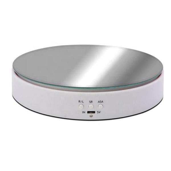 Rotating Display Stand Motorized Turntable Shop 360 Degree Revolving Platform Rechargeable