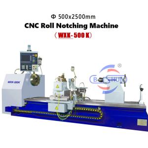 China Cnc High Production Roll-Notching Machine Steel Roller Crescent Grooves Machine wholesale