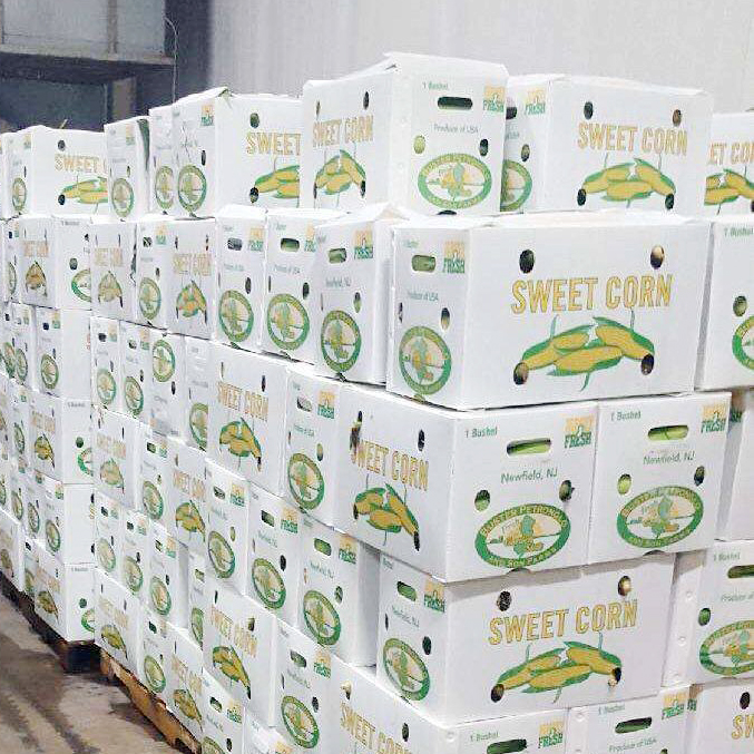 Reusable Vegetable Corrugated Boxes 2mm-11mm Thickness Yellow Green
