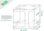 3000mm Height Led Grow Light Tent Kit With Window
