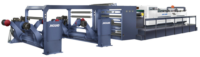 Servo Rotary Automatic Paper Roll To Sheet Cutting Machine 1400mm Width