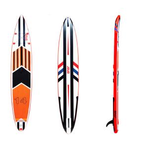 China Double Chamber &amp; Layer 315x76x10cm EVA Surfboard wholesale