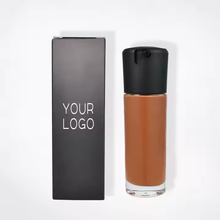 OEM / ODM Private Label Makeup Oil Free Vegan Moisture Matte Foundation Full Coverage Waterproof Liquid Foundation Wholesales