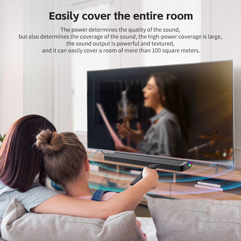 TV Sound Bar Home Theater System with Bluetooth Speaker and Super Bass Sound Surround