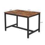Kitchen Dining Table for Sale, Industrial Dining Table, Metal Frame Kitchen