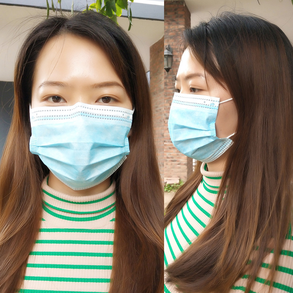 3 Ply Disposable Non Woven Medical Mask , Medical 3 Ply Mask Disposable