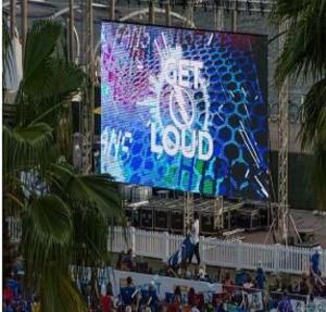 China Lightweight 11.5KG Cabinet Commercial LED Display Screen With 16.7 Trillion Colors wholesale