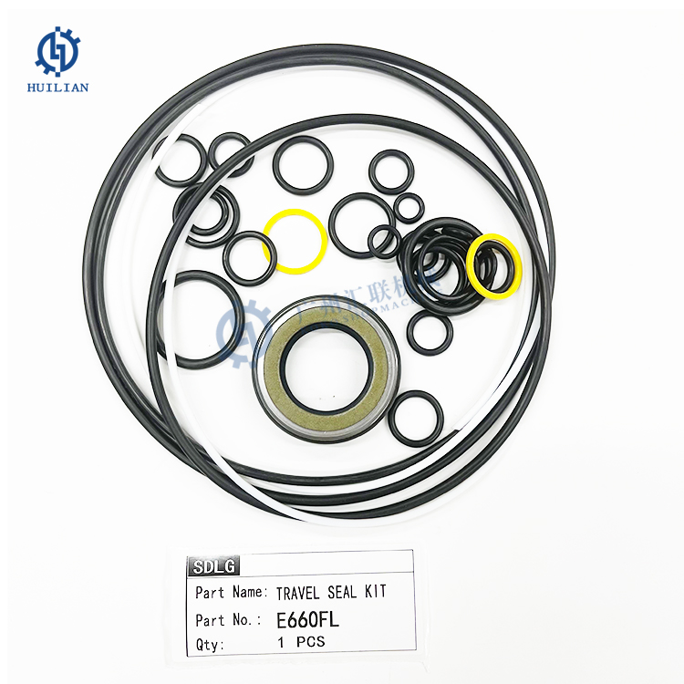 SDLG E660FL Travel Motor Hydraulic Center Joint control valve swing boom arm bucket adj main pump seal kit
