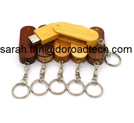 High Quality USB3.0 Wooden Swivel USB Flash Drive, Real Capacity USB3.0 USB Pen Drives