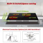 30 Inch Electric Cooktop 220-240V Built-In Ceramic Cooktop Stove Top 4 Burners