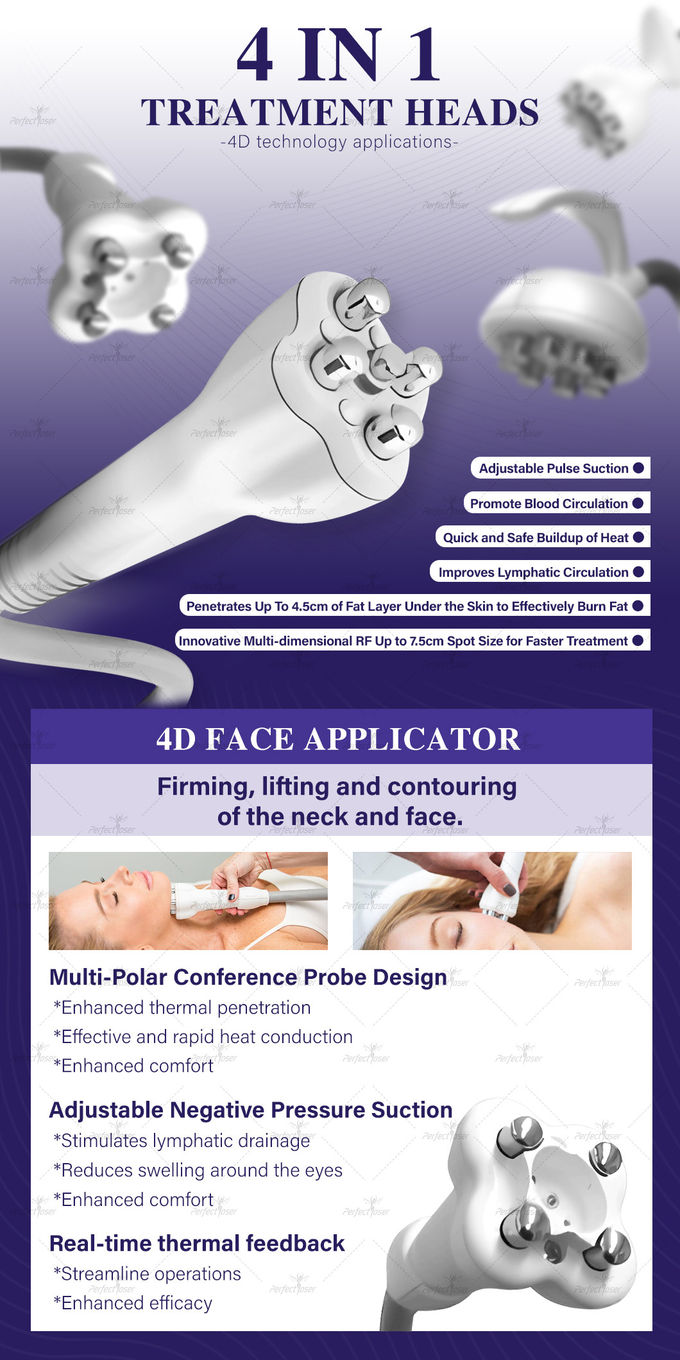 Venus Beauty Body RF Radio Frequency Slim Building Machine with Big Handle Intelligent Temperature Control