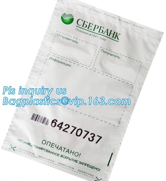 security deposit bags bank deposit bags cash deposit bags, general bank plastic deposit bags supply, Coin and Bank Note