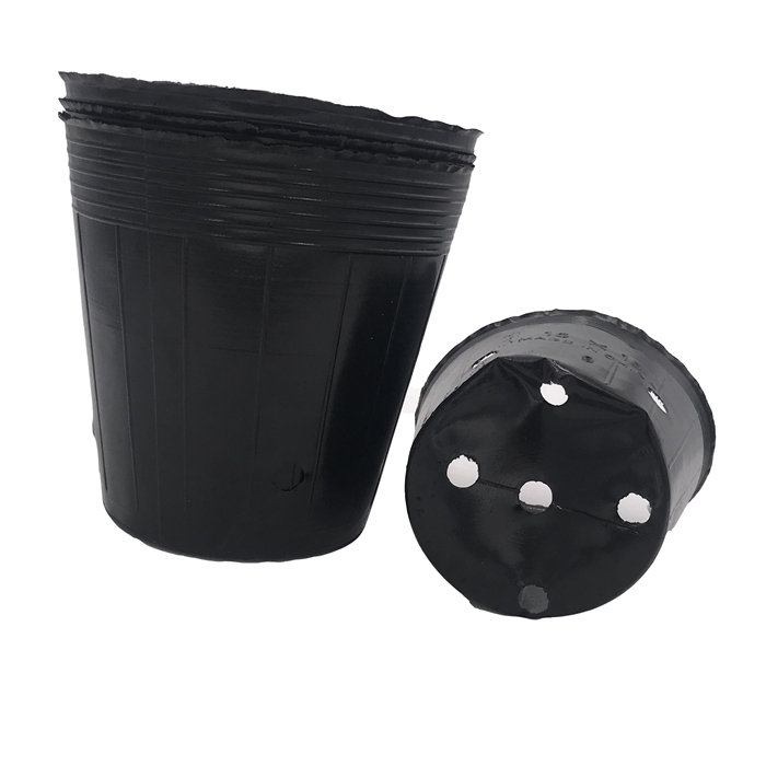 Double-color plastic flower pot plastic plant pot plastic flower container in quality assurance.