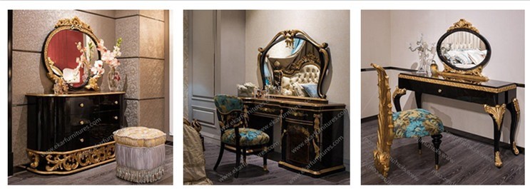 Classic italian dressers salon dressing table luxury dresser TE-008
